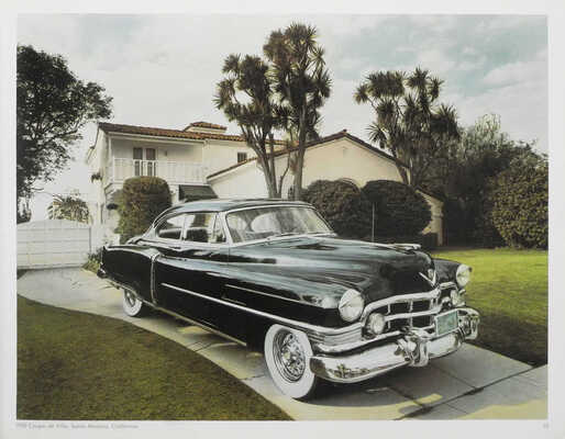 [Кадилак. Альбом фотографий Стевана
Салмери]. Cadillac. Photographs by
Stephen Salmeri/Hand-painted by Sydnie
Michele Salmieri. Text by Owen Edwards.
New York: Rizzoli, 1985.